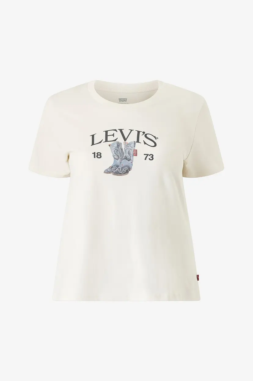 Levi's Plus T-skjorte Pl Perfect Tee - Hvit