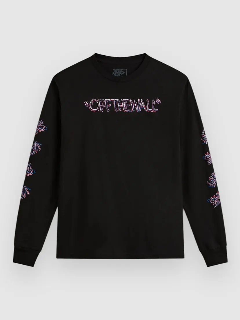 Vans Vans Scribbled Past Kids Longsleeve T-Shirt svart