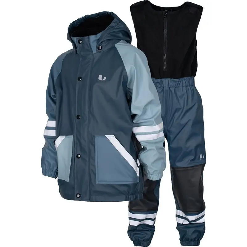 Lindberg Lindberg Fagerhult Rain Set,Fleece Iron Blue/Blue