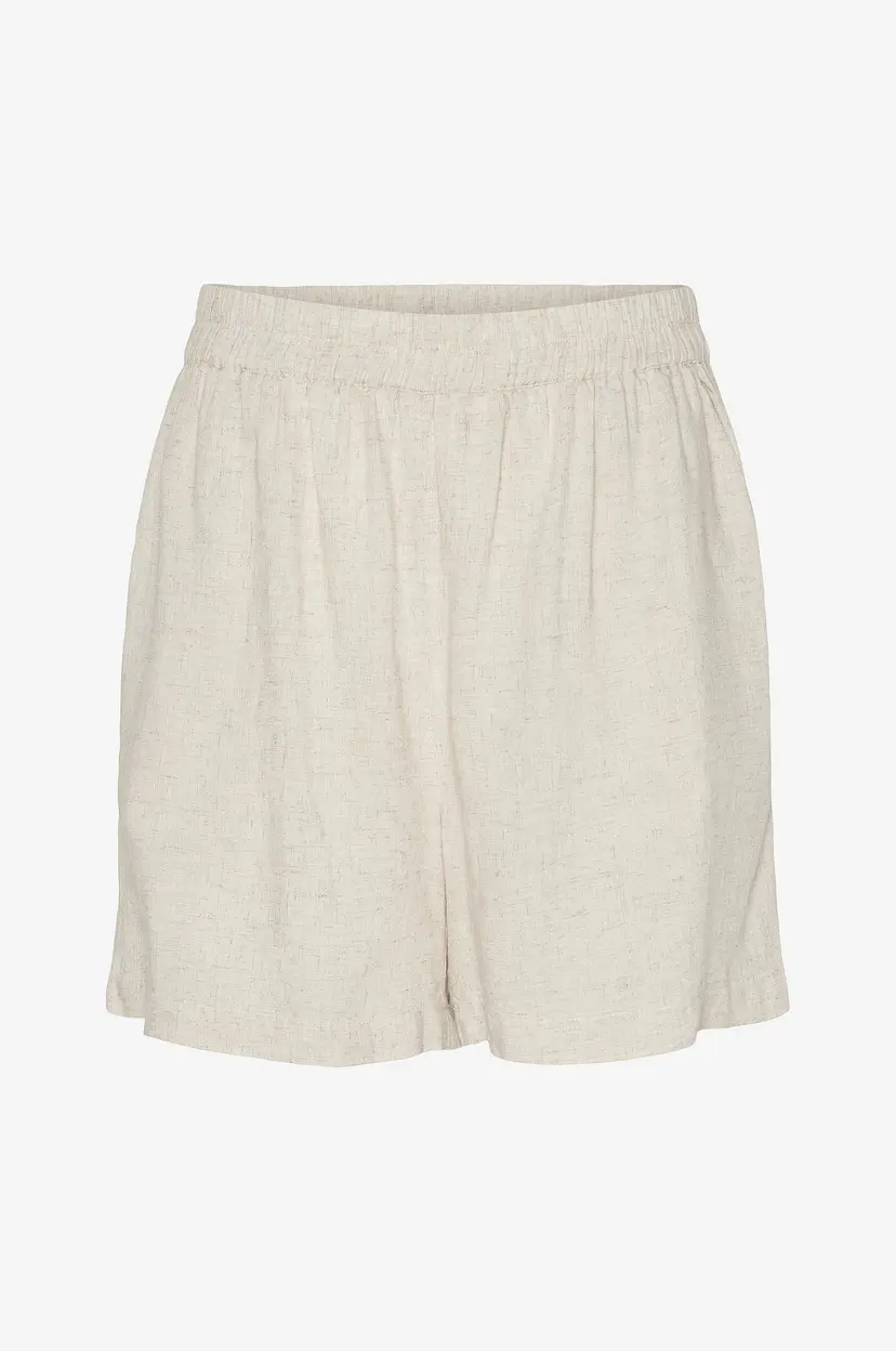 Pieces Shorts pcPia MW Shorts Wvn - Beige