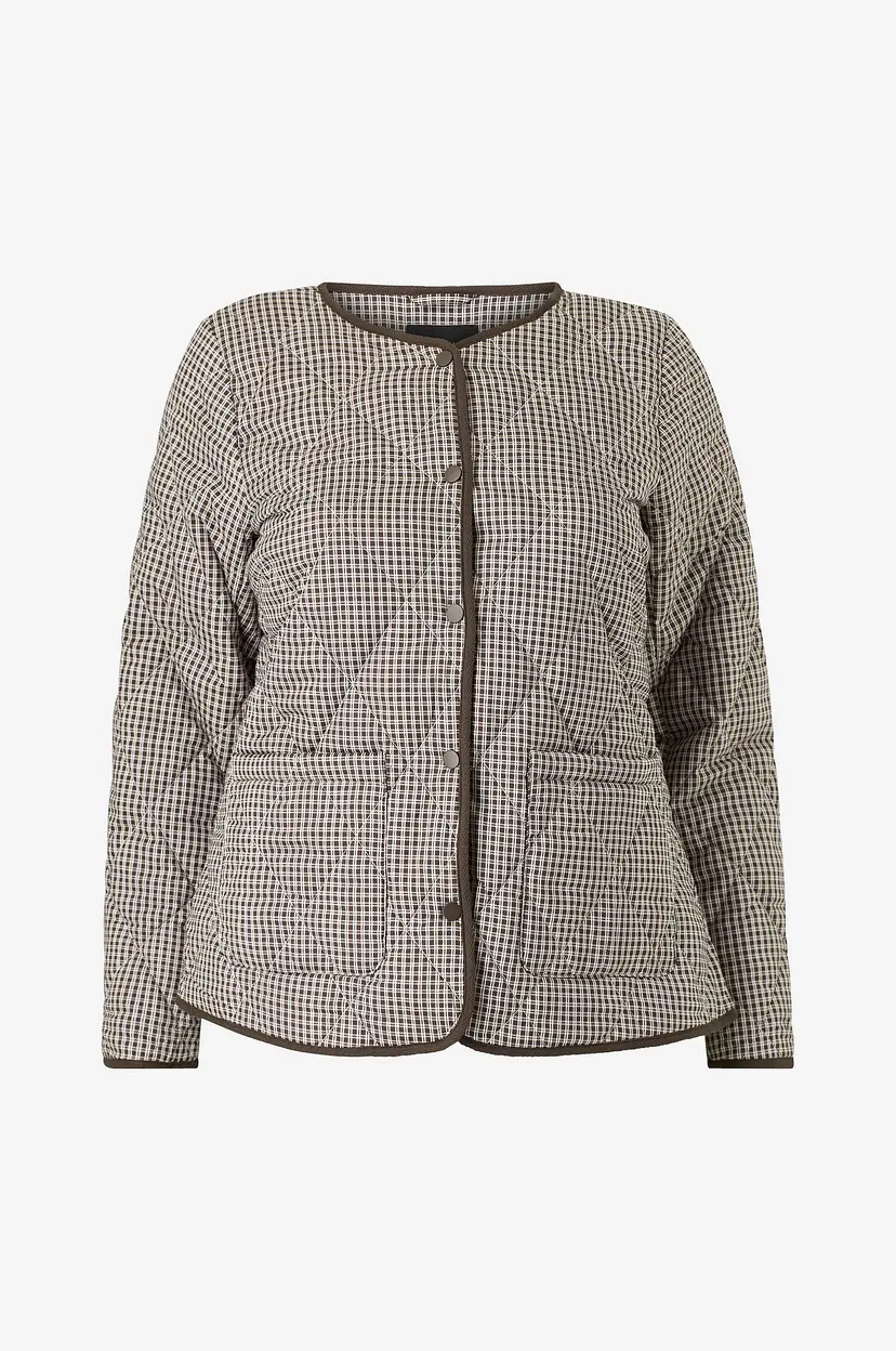 Zizzi Jakke mMaria L/S - Brun