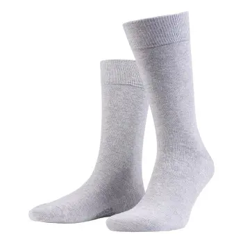 Amanda Christensen Amanda Christensen Strømper True Combed Cotton Sock Lysgrå Str 35/38