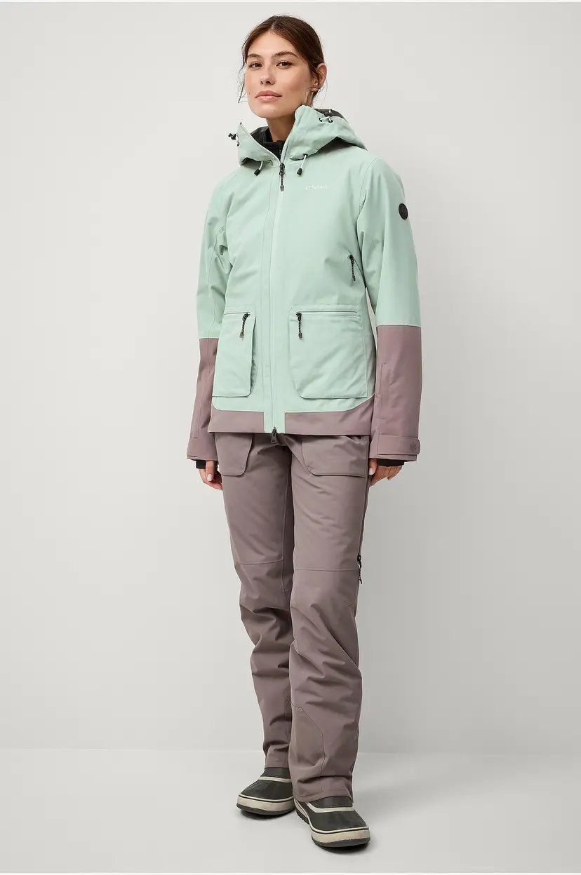 Áhkká Skibukser Light Padded Ski Pants - Brun