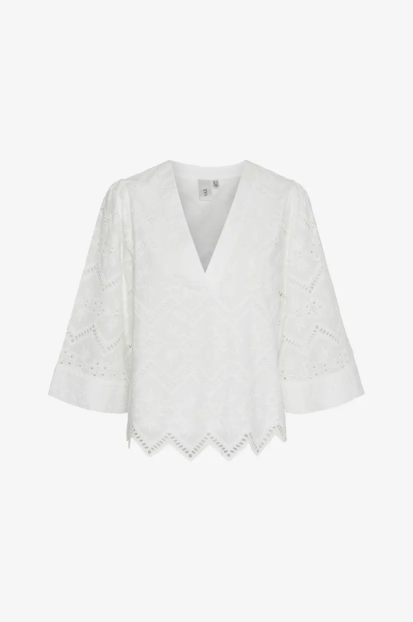 Y.A.S Bluse yasNista 3/4 Top S - Hvit