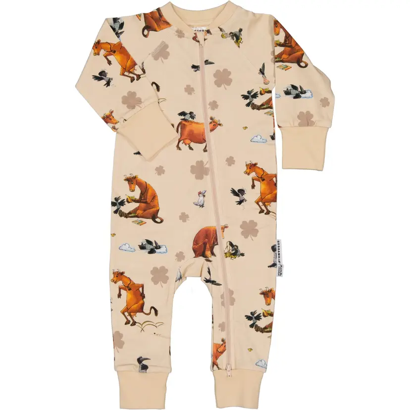 Geggamoja Pyjamas Mamma Mu och Kråkan Beige - 74/80