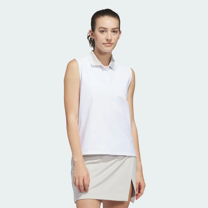 Adidas Beyond The Course Twistknit Sleeveless Poloskjorte