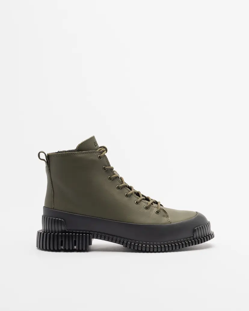 Camper Camper Pix Green Ankle Boots