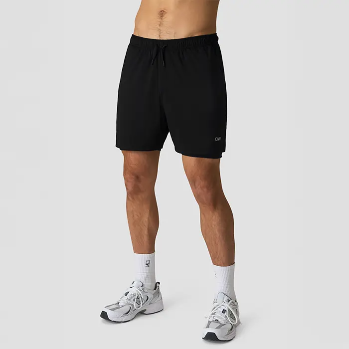 ICANIWILL Stride 2-i-1 Shorts Svart