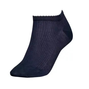 Tommy Hilfiger Tommy Hilfiger Strømper Women Premium Rib Sneaker Socks Marine Str 35/38 Dame