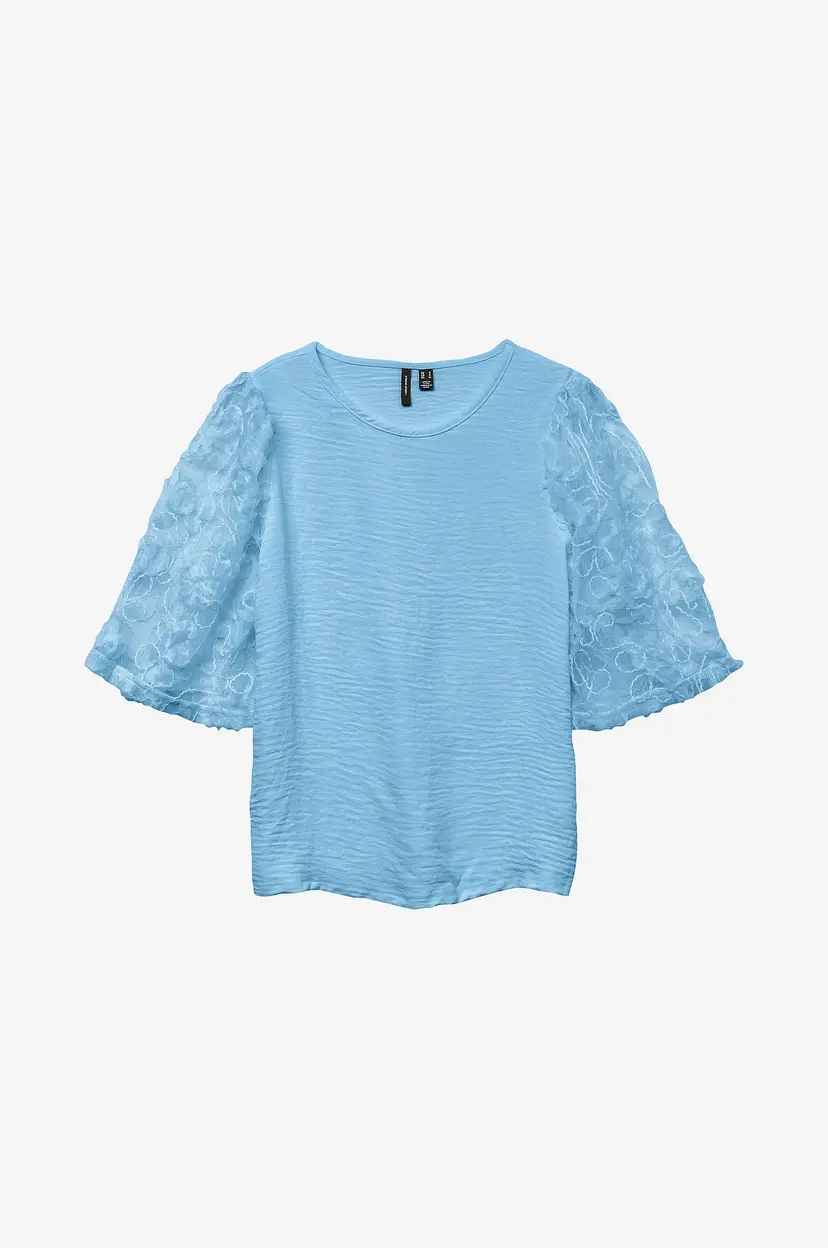 Vero Moda Topp vmNina 2/4 Top Jrs - Blå