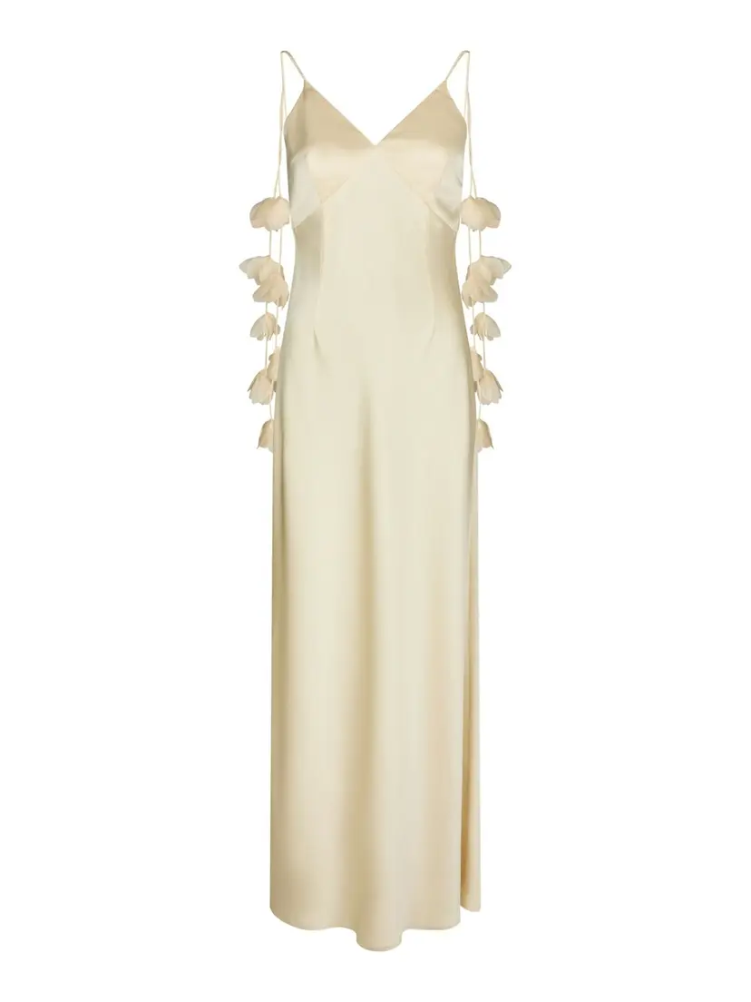 Neo Noir Colly Heavy Sateen Dress