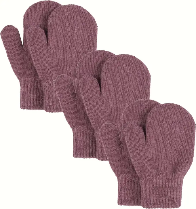 Lindberg Lindberg Kids' Åsbro Magic Mitten 3-Pack Blush