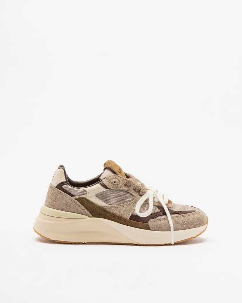 D.A.T.E. D.A.T.E. MUSA Taupe Sneakers