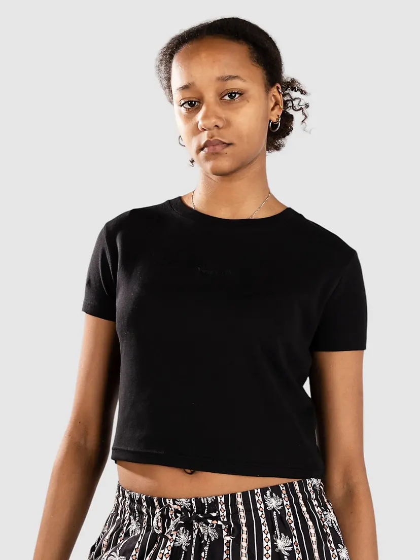 Volcom Volcom Volcomstone Tight Crop T-skjorte svart