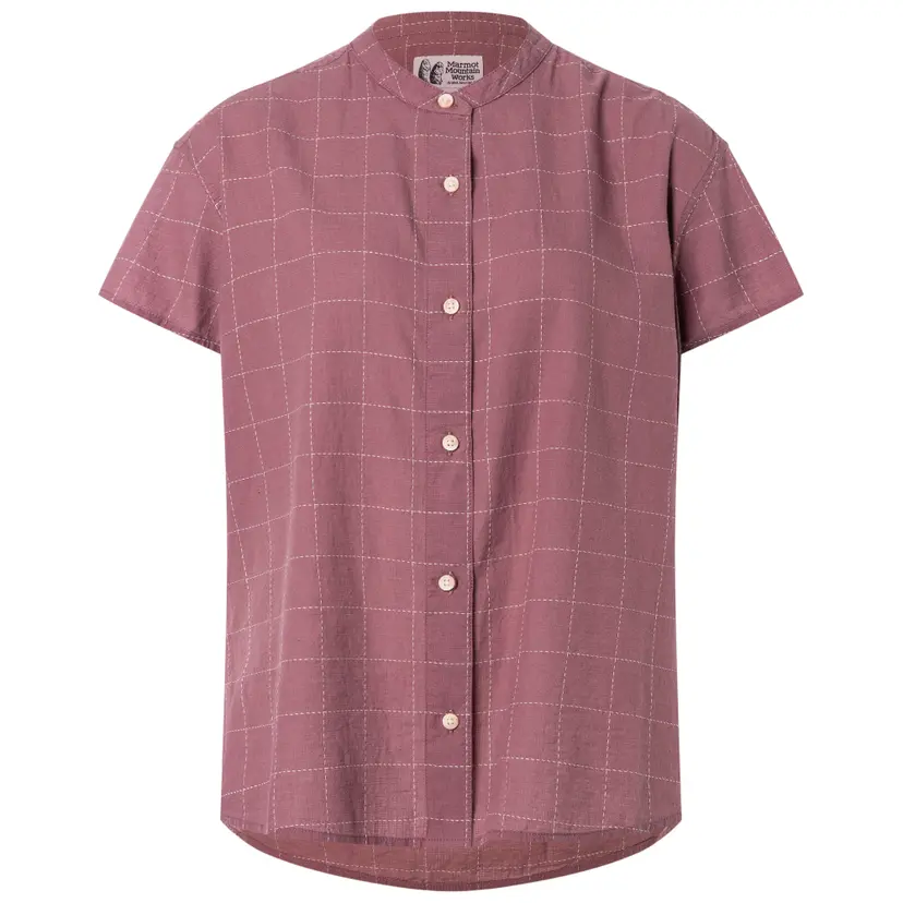 Marmot Marmot W's Rhea Ss Light Mauve Global Plaid