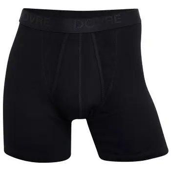 Dovre Dovre Boxer With Fly 66006 Svart bomull Large Herre