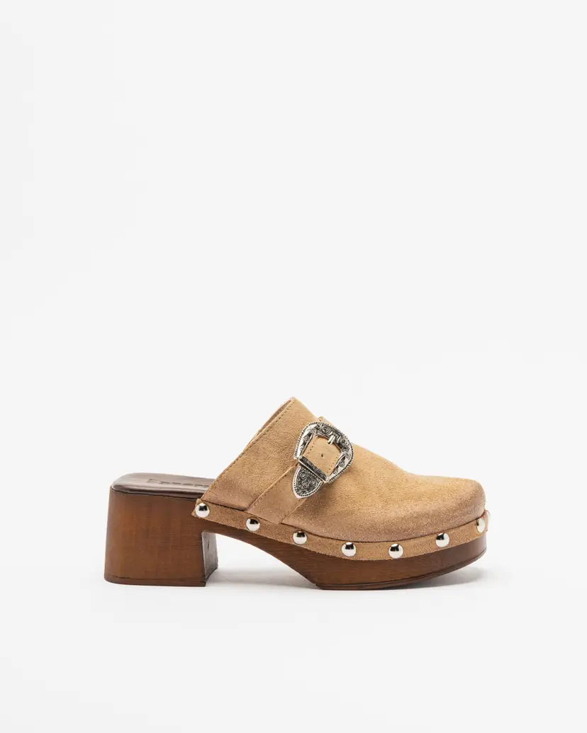Dropp Dropp PENELOPE Camel Clogs