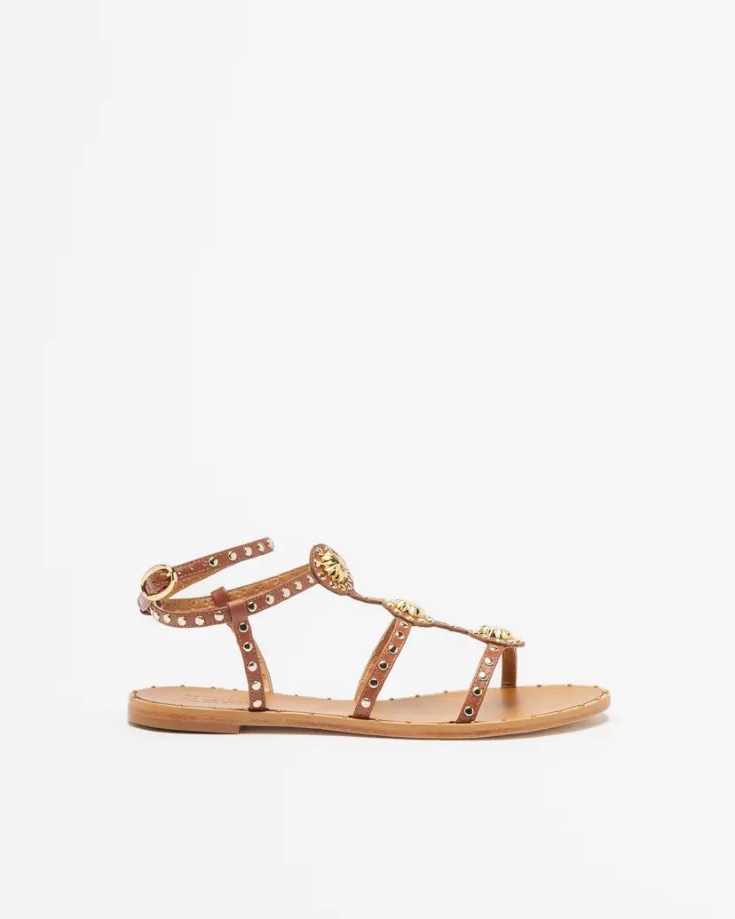 PROF PROF 183037 Brown Flat sandals