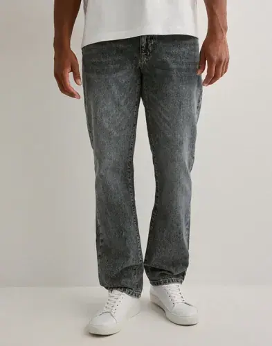 Woodbird Woodbird WBJay Thunder Jeans Straight leg jeans Grå