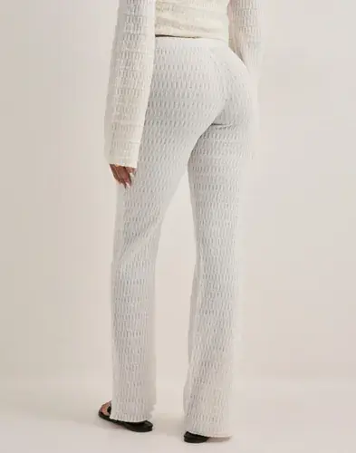 Nelly Nelly - Hvit - Elegant Structure Pants