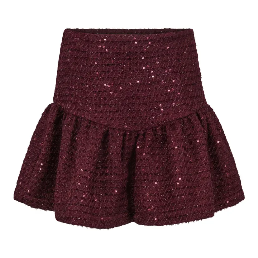 Vilje & Ve Vilje & Ve - Skjørt Laila Bouclé Burgundy
