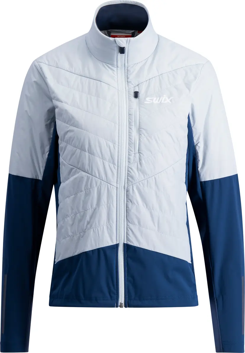 Swix Swix Women's Nordic Warm Hybrid Jacket Ballad Blue