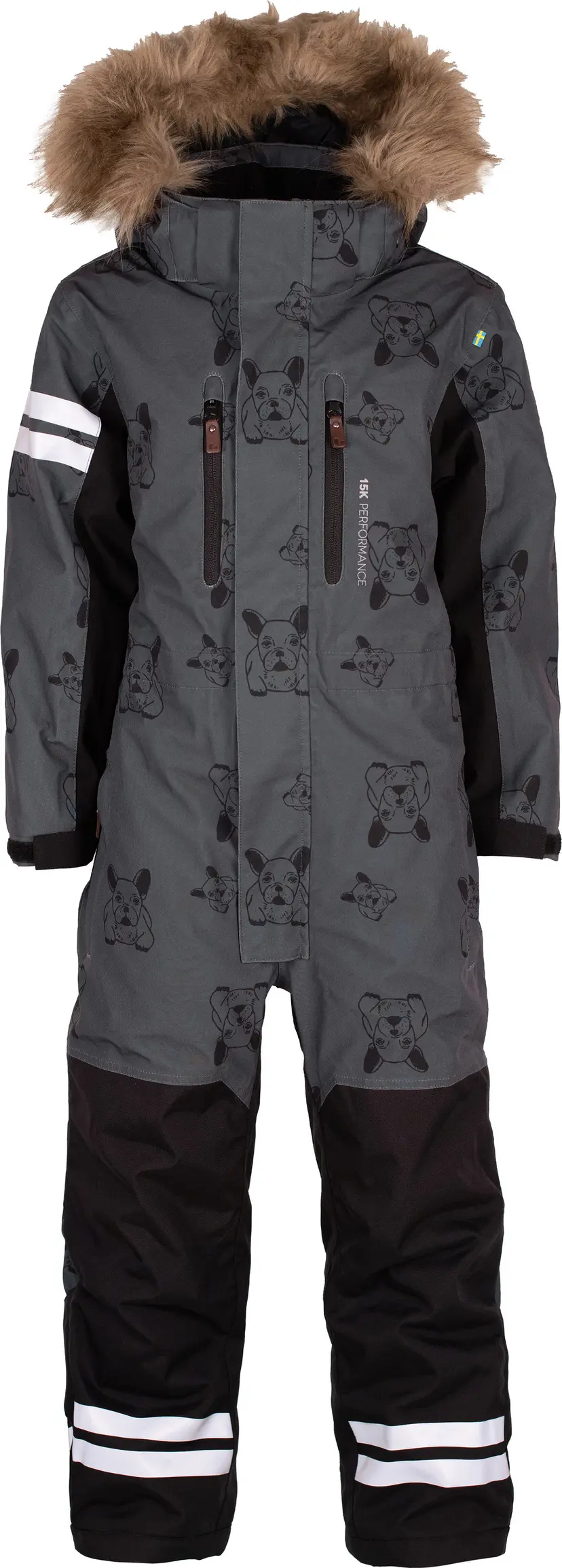 Lindberg Lindberg Kids' Colden Overall Anthracite/Black