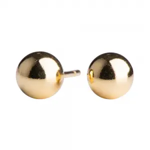 Nordahl Nordahl - Forgyldt ørering med kugle, 5mm blank - 30252505900