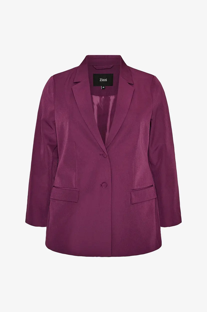 Zizzi Blazer caKaisa L/S Blazer - Lilla