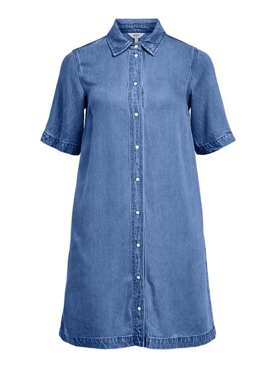Object Object - Frame 2/4 Denim Dress - Medium Blue Denim