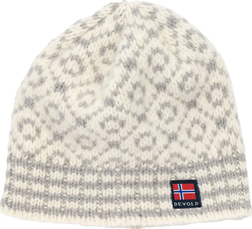Devold Devold Svalbard Wool Beanie Offwhite/grey