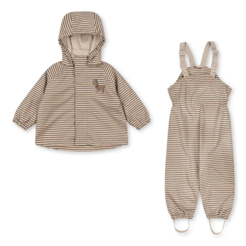Konges Sløjd Konges Sløjd - Regnsett Rainy Palme Stripe La Mer