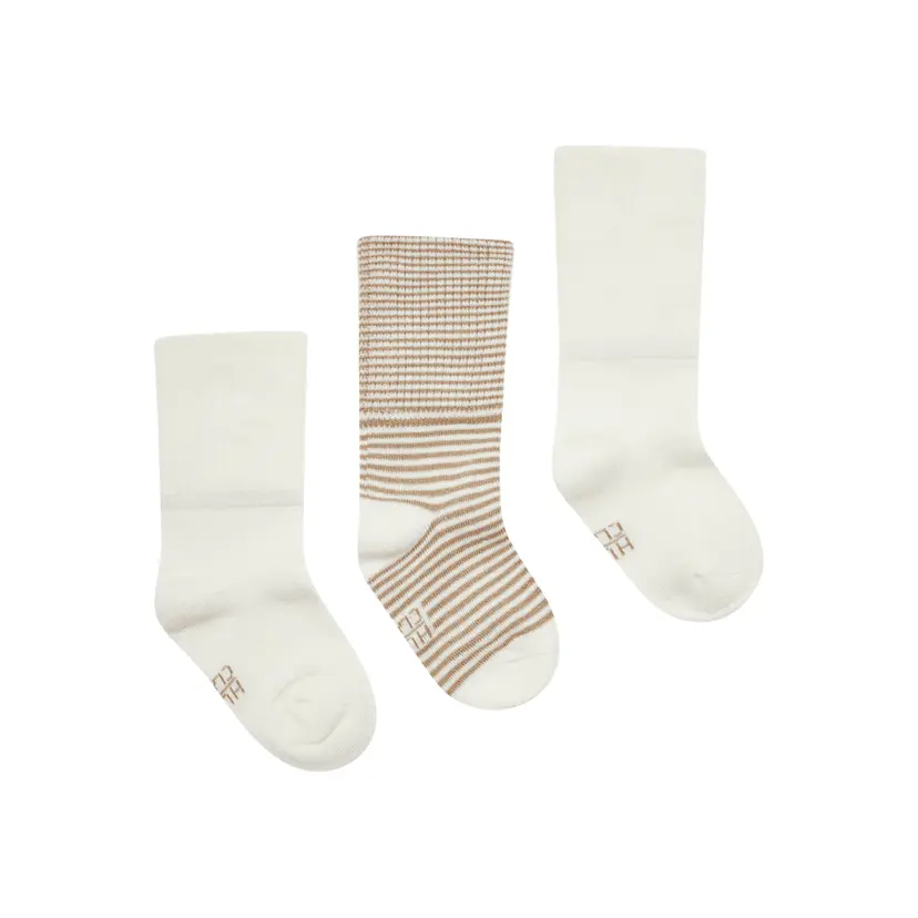 Hust and Claire Hust and Claire - Sokker Bambus Fosu 3-pack Ivory