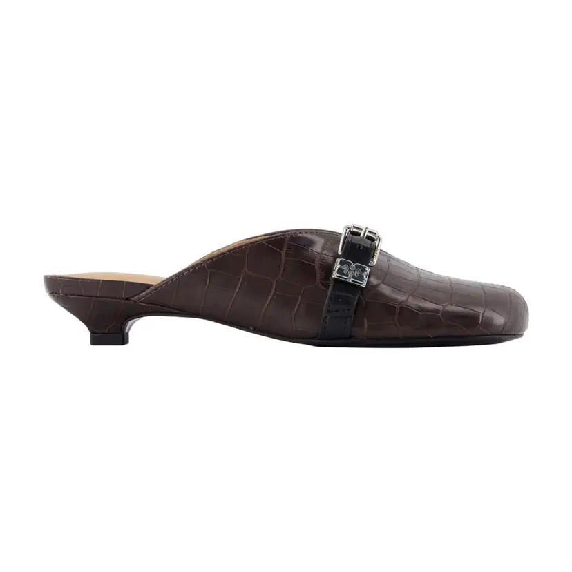 Ganni Ganni Slip-on-sko – Brun