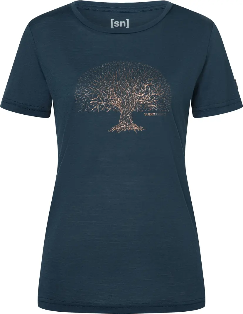 Super.Natural super.natural Women's Tree Of Knowledge Tee Blueberry/copper