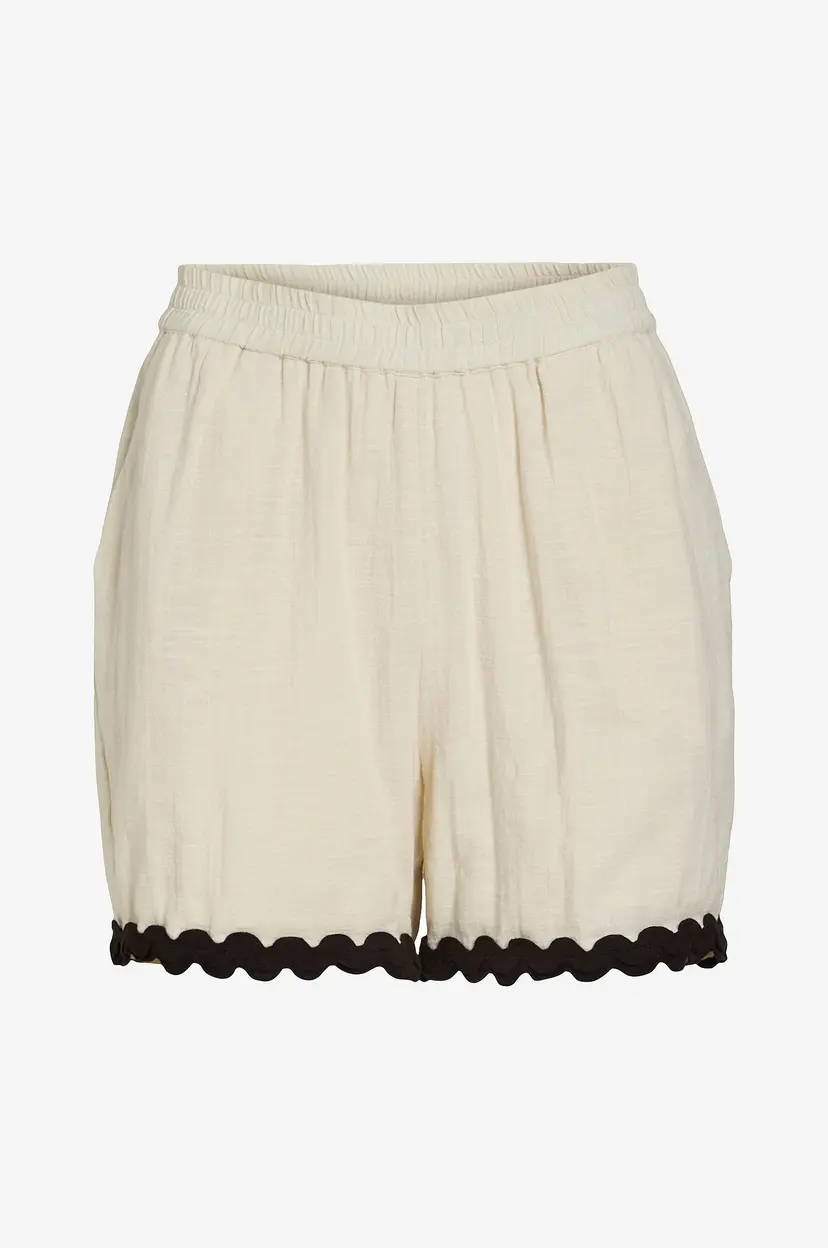 Vila Shorts viManda Wavy RW - Beige
