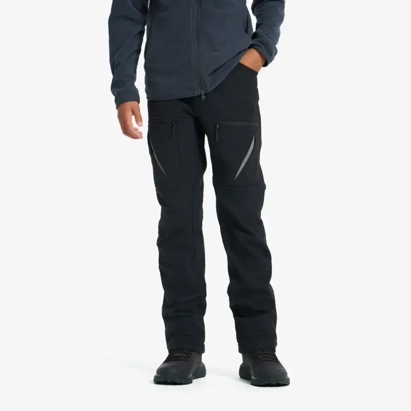 RevolutionRace Hiball Softshell Pants Teens Black