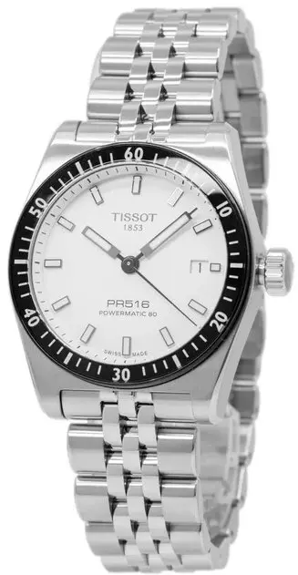 Tissot Tissot Herreklokke T149.407.11.031.00 PR516 Hvit/Stål Ø38 mm