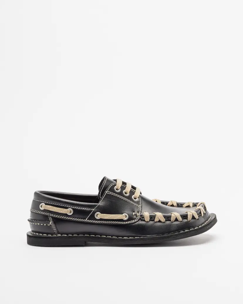 Camper Lab Camper Lab Eki Black Boat shoes