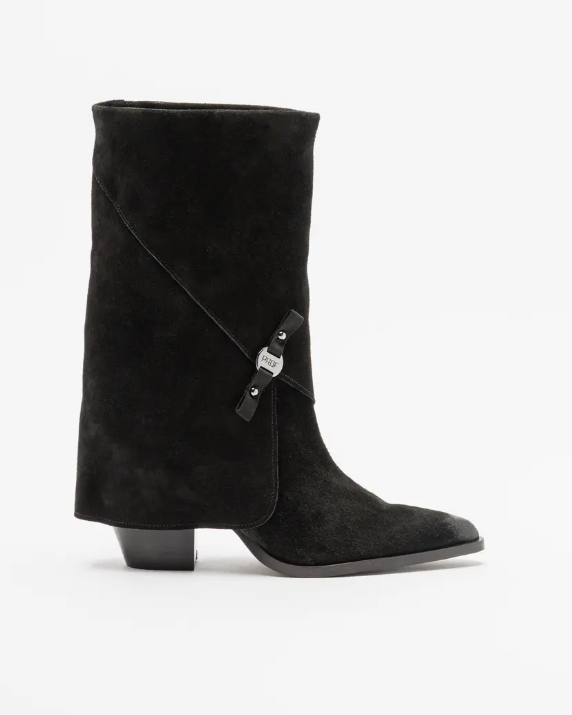 PROF PROF P-186 Black Ankle Boots