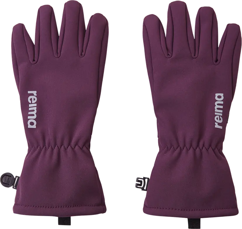 Reima Reima Kids' Softshell Gloves Tehden Deep Purple