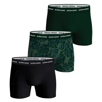 Björn Borg Björn Borg 6P Essential Shorts Svart/Grønn bomull XX-Large Herre