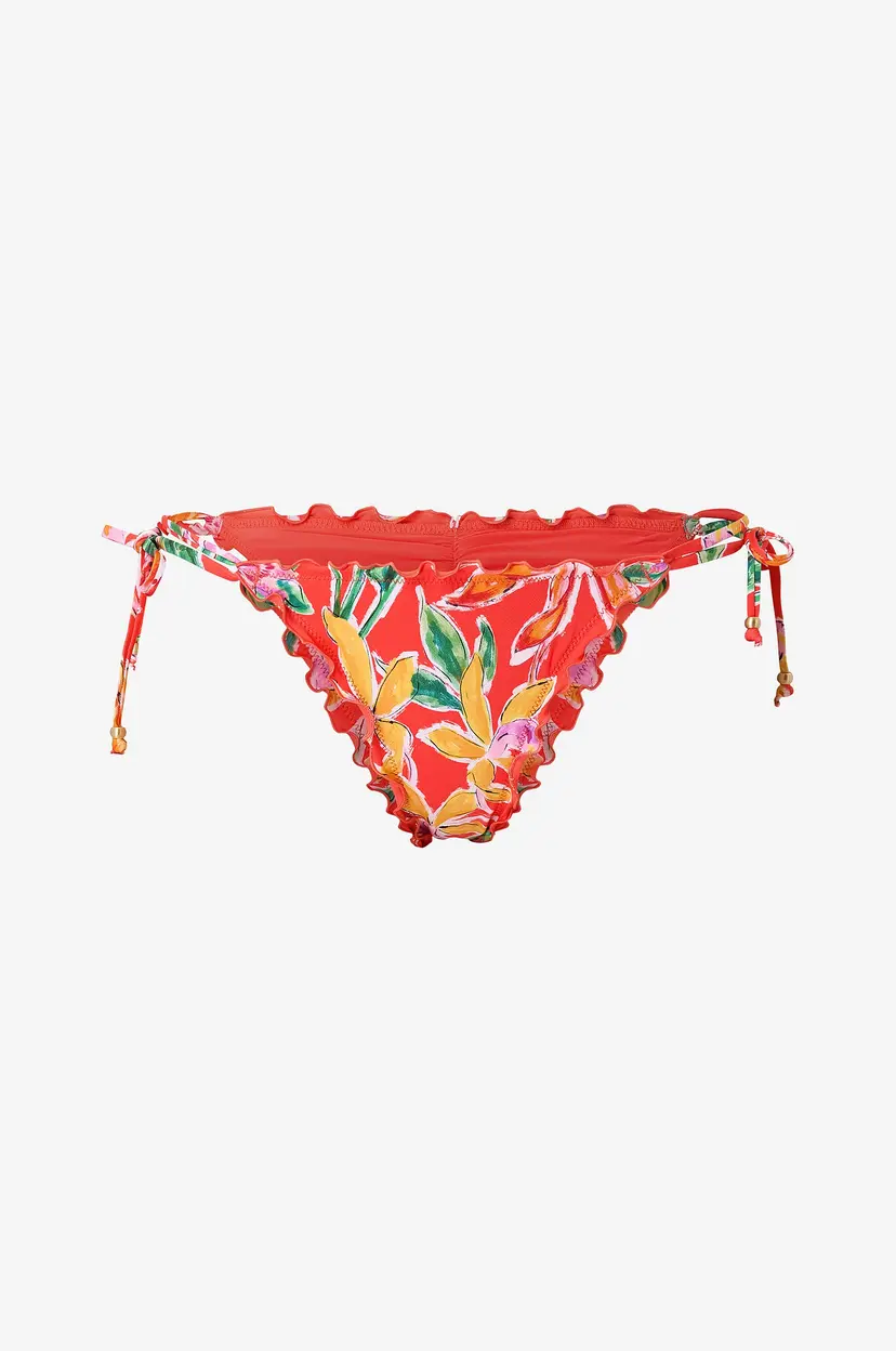 Seafolly Bikinitruser Brazillian Looped Tie Side - Orange