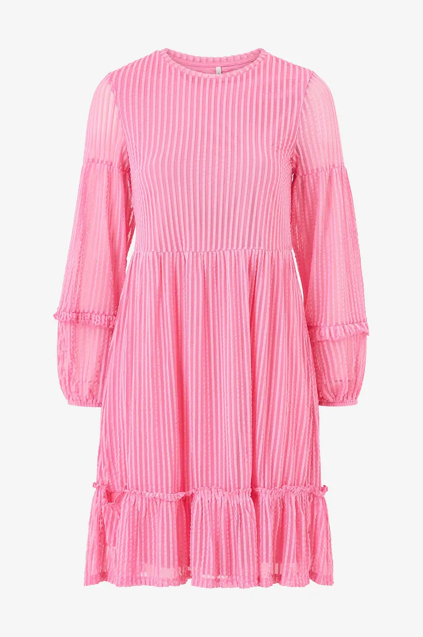 ONLY Kjole onlNaja L/S Baloon Dress - Rosa