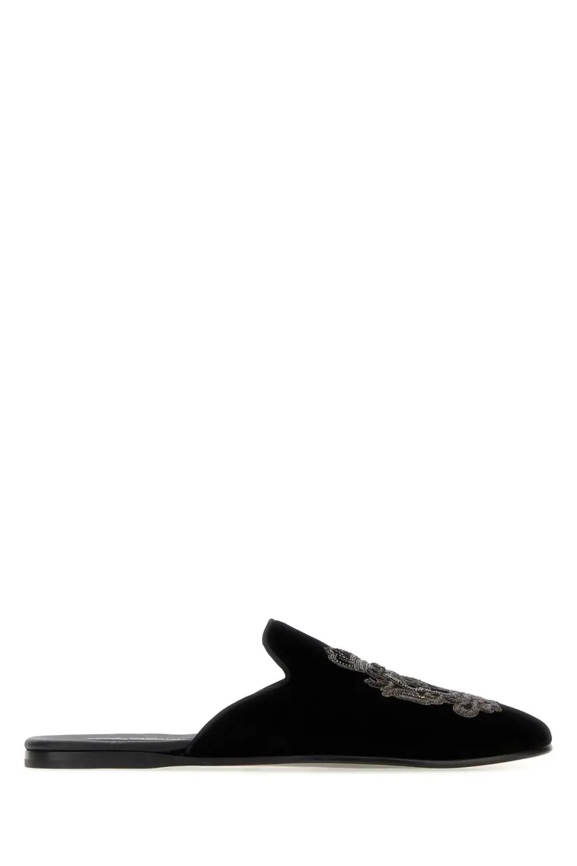 Dolce & Gabbana Dolce & Gabbana Slip-on-sko – Svart
