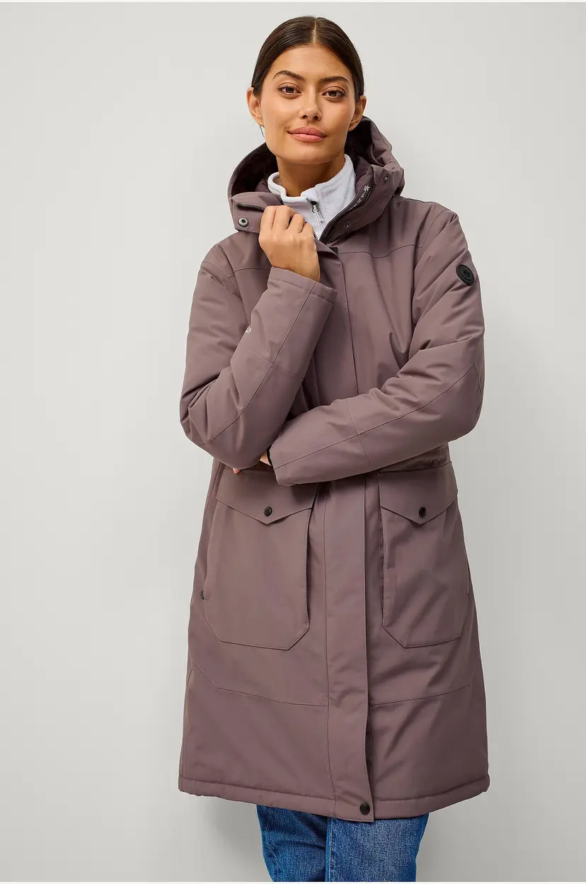 Áhkká Parka Perfect Parka W - Brun