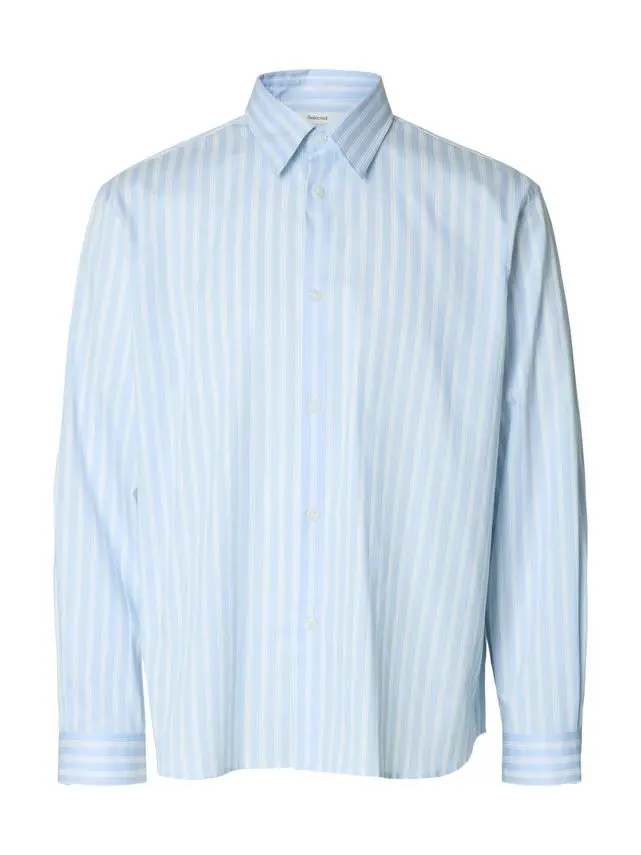 SELECTED SLHRLXGEORGE DOBBY LS SHIRT