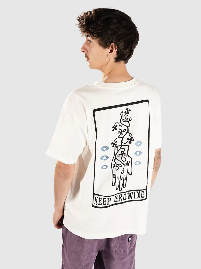 RVCA RVCA Keep Growing T-skjorte hvit