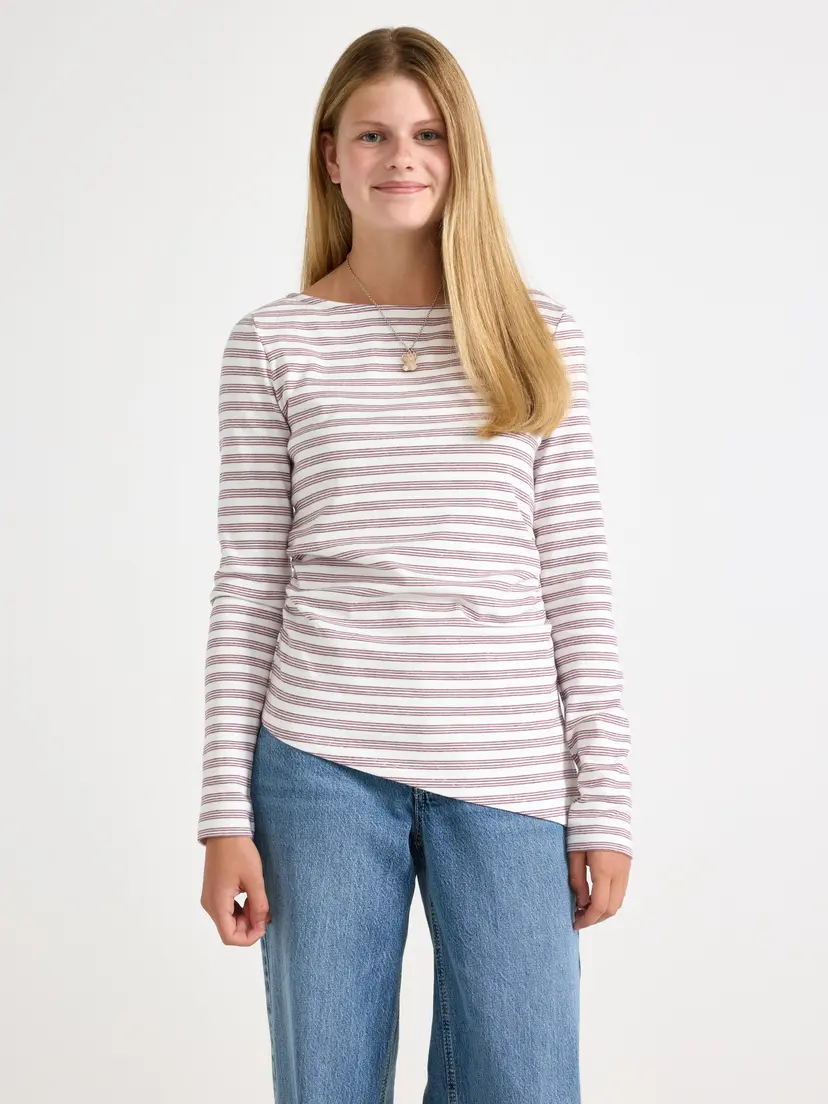 Lindex Langermet topp med rynker
