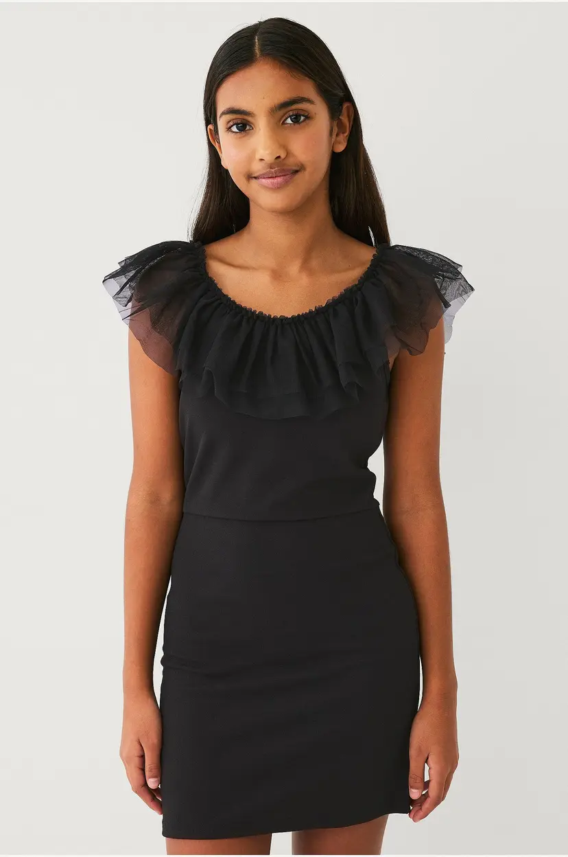 Ellos Collection Kjole Fay B Girl - Svart
